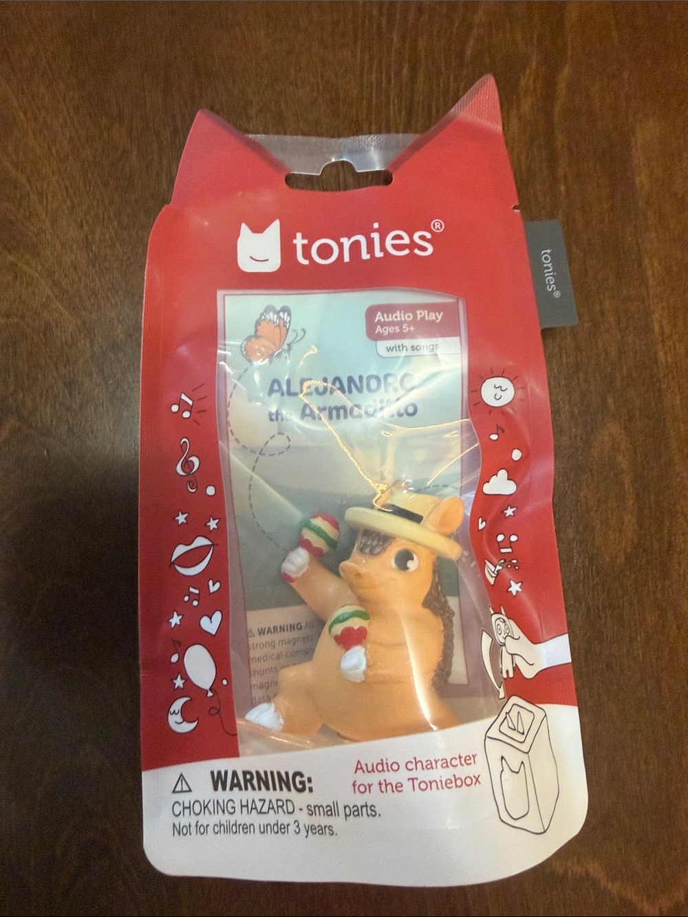 Tonies Alejandro the Armadillo Audio Character – Red Packaging